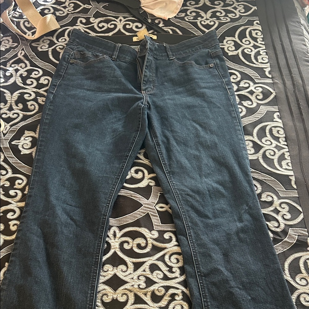Democracy Women's Straight Leg Jeans in Deep Indigo